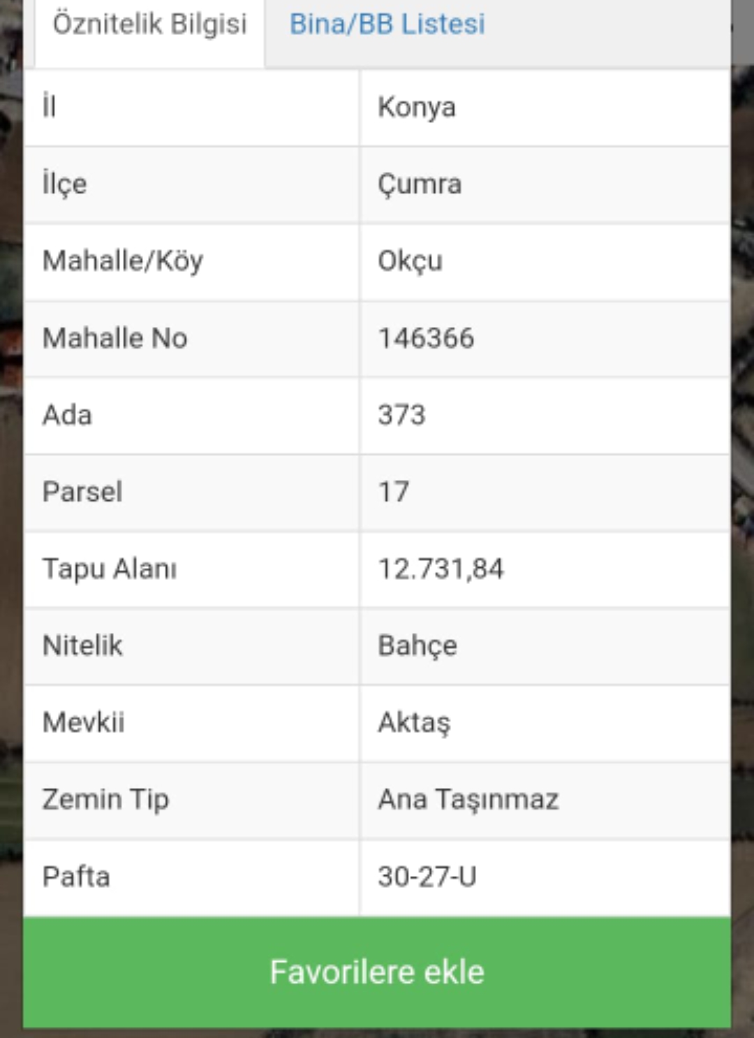 Konya Çumra Okçu mahallesi köye sınır tarla 